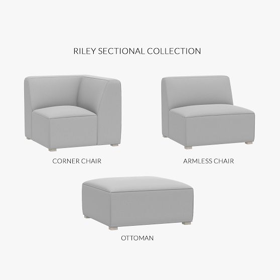 Build Your Own Riley Sectional Sofa Teen Sofa Pottery Barn Teen