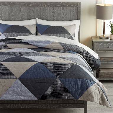 Huntley Patch Boy's Quilt + Sham | Pottery Barn Teen