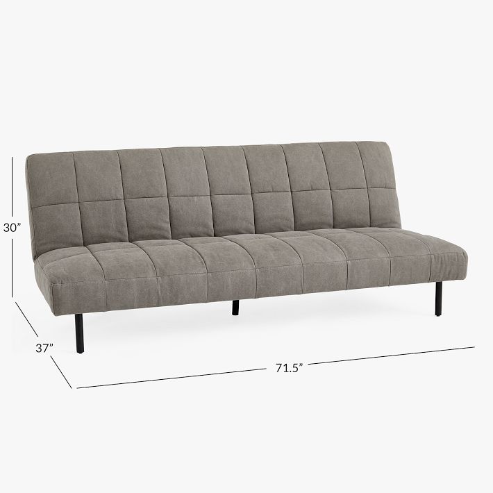 Parker Grid Futon Pottery Barn Teen