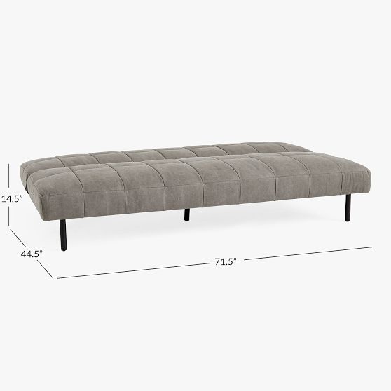 Parker Grid Futon Pottery Barn Teen