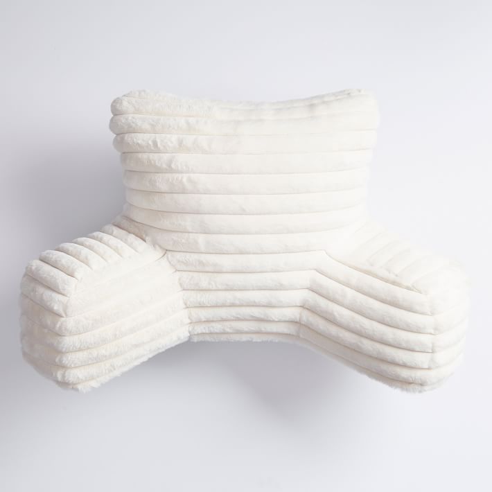 Channel FauxFur Backrest Pillow Cover Pottery Barn Teen