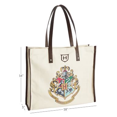 Harry Potter™ Hogwarts™ Recycled Canvas Tote Bag | Pottery Barn Teen