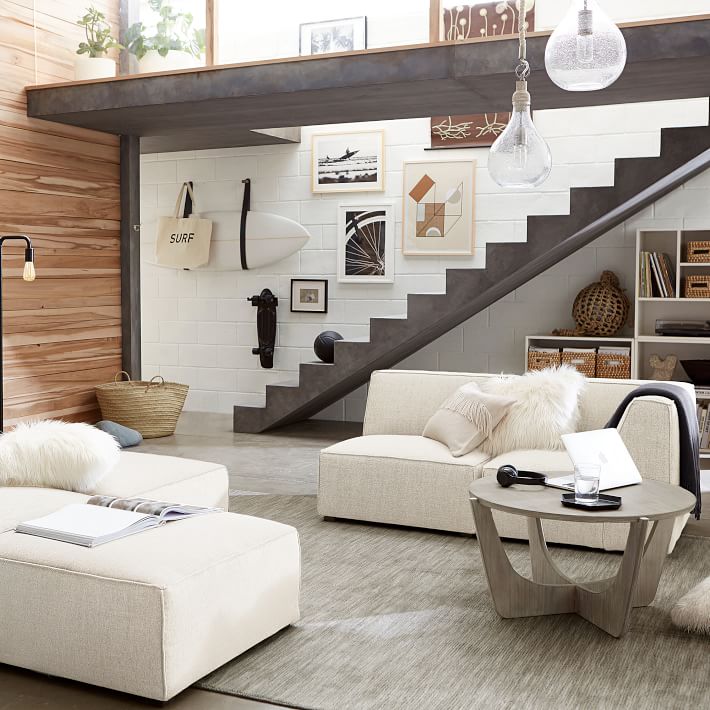 Build Your Own Riley Sectional Sofa Teen Sofa Pottery Barn Teen