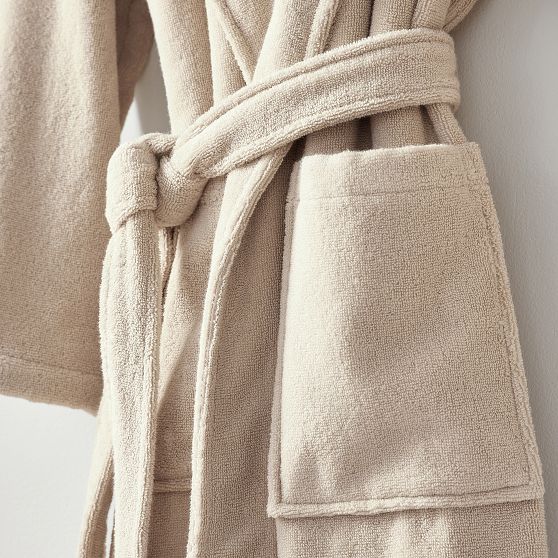 Quick-Dry Organic Bath Teen Robe | Pottery Barn Teen
