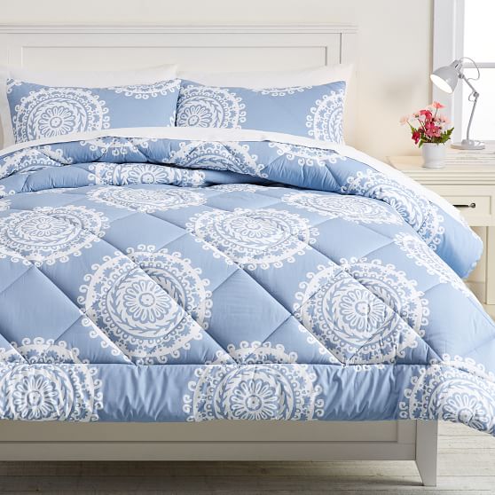 Medallion Florette Twin Xl Comforter Pottery Barn Teen