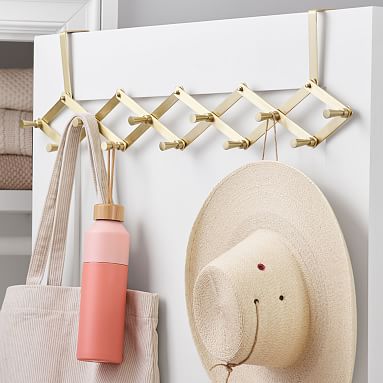 Expandable Metal Over-the-Door Hook Rack | Pottery Barn Teen