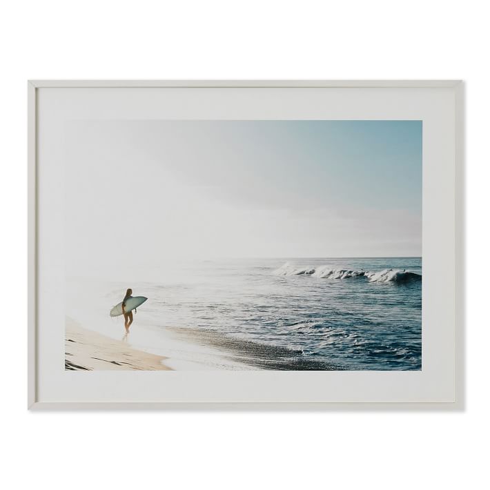 Surfer Girl Framed Art by Minted® | Wall Prints | Pottery Barn Teen