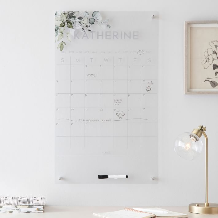 Botanical Acrylic Calendar Pottery Barn Teen