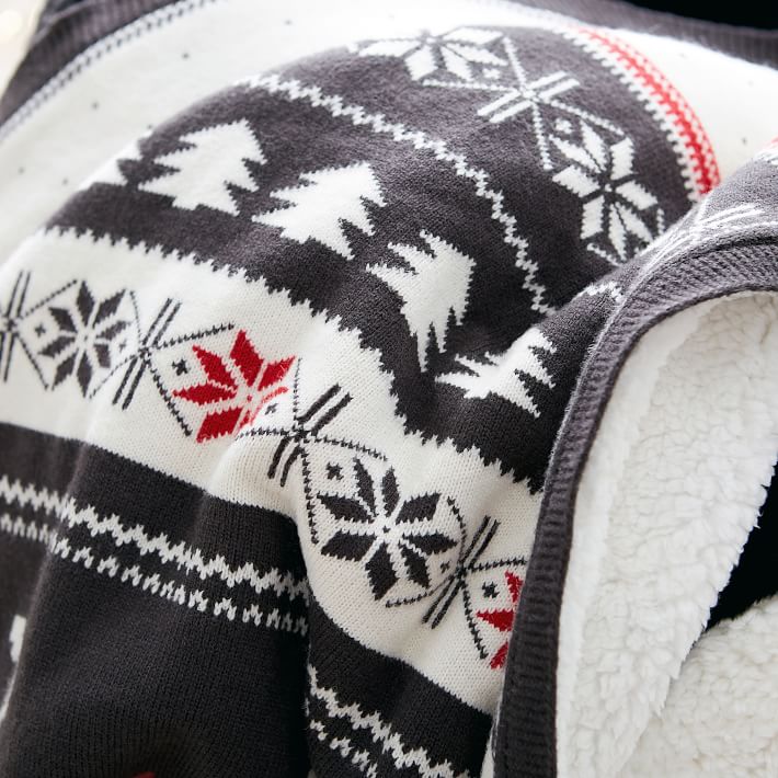 St. Jude Fair Isle Throw Blanket Pottery Barn Teen