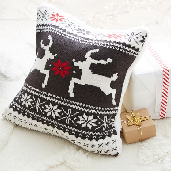 St. Jude Fair Isle Throw Blanket & Pillow Cover Set Pottery Barn Teen