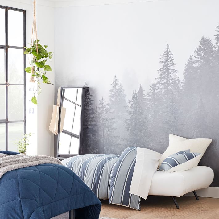 Wall26 Foggy Forest  Removable Wall Mural  Selfadhesive Large Wallpaper   100x144 inches  Walmartcom