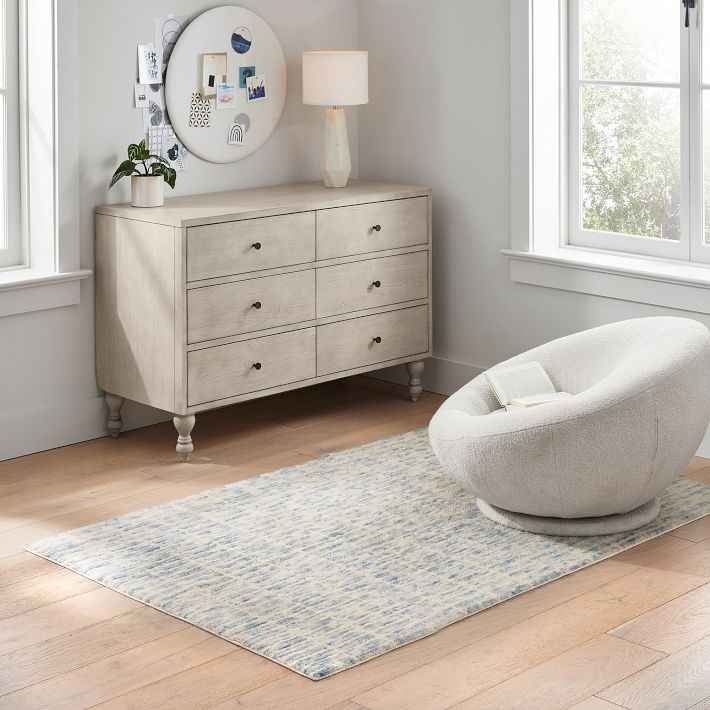 Capitola Washable Rug - Gray | Pottery Barn Teen