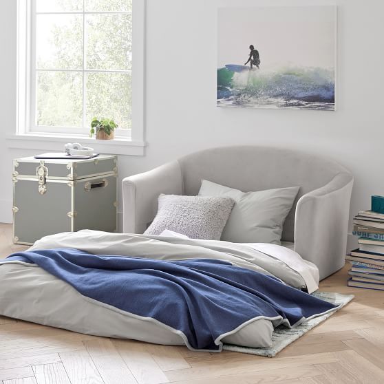 Ashton Sleeper Sofa (38") Teen Sofa Pottery Barn Teen