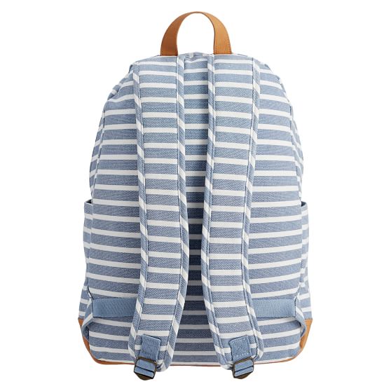 Light Blue Stripe Teen Backpack | Pottery Barn Teen