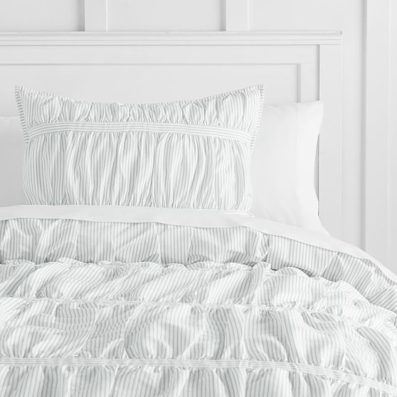 Painterly Stripe Pucker Up Girls Comforter Sale Pottery Barn Teen