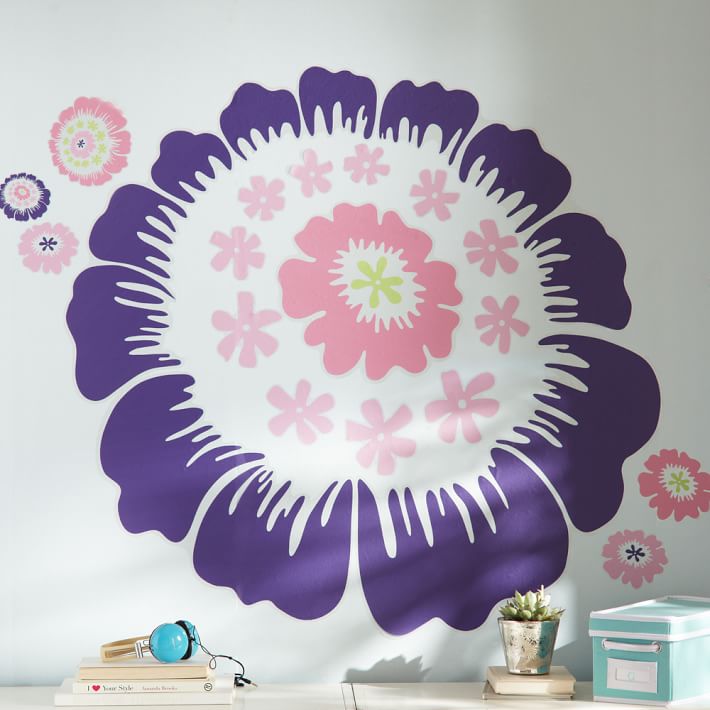 Decorator Floral Wall Decal Pottery Barn Teen