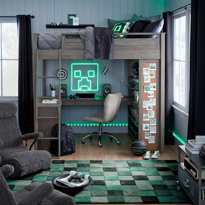 Sleep & Study® Loft Bed Pottery Barn Teen