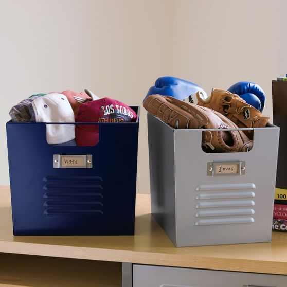 Locker Storage Bins Pottery Barn Teen