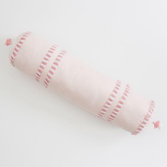 Fringe Bolster Pillow Teen Throw Pillows Pottery Barn Teen