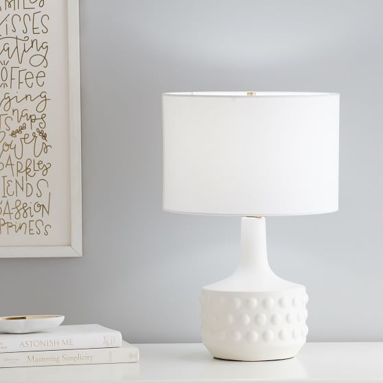 Ceramic Stud Table Lamp | Teen Lamp | Pottery Barn Teen