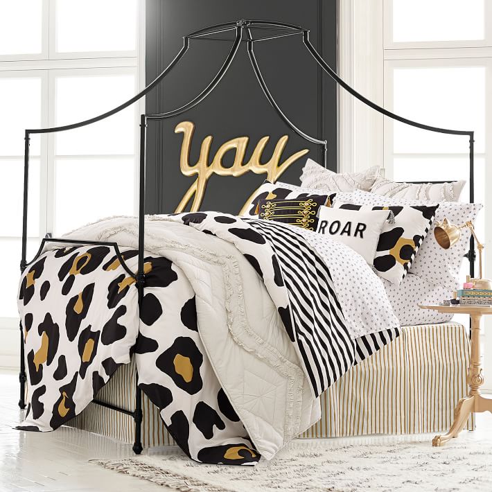 The Emily & Meritt Roar Pillow Covers Pottery Barn Teen