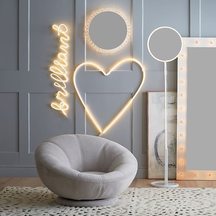 Brilliant Neon Wall Light | Pottery Barn Teen