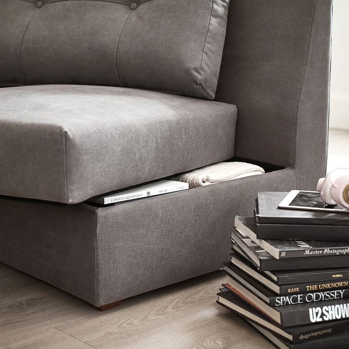 Build Your Own Storage Sectional Sofa Teen Sofa Pottery