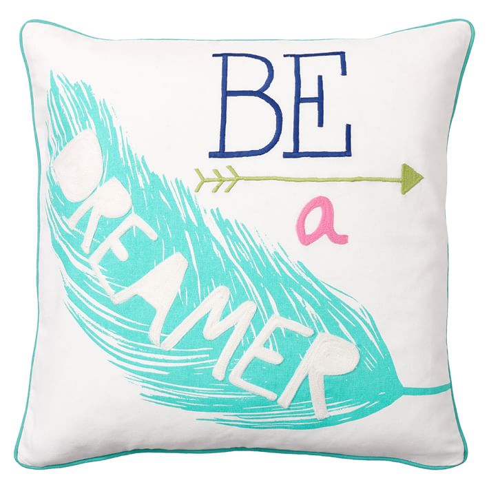 Coastal Inspiration Pillow Cover | Teen Throw Pillows | Pottery Barn Teen