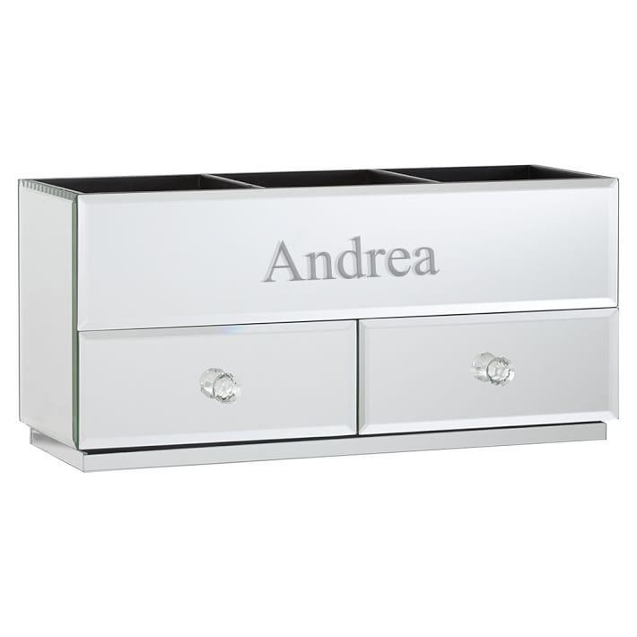 Mirrored Makeup Beauty Storage Makeup Organizers Pottery Barn Teen