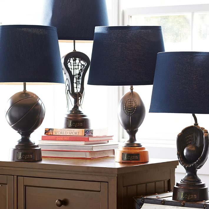 Baseball Espresso Lamp Base Teen Lamp Pottery Barn Teen