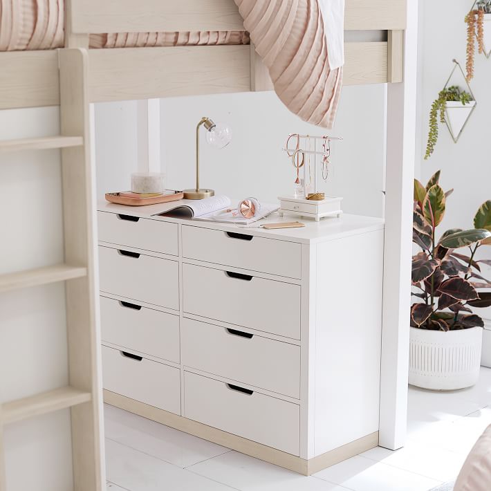 Rhys Loft Bed with Dresser Pottery Barn Teen