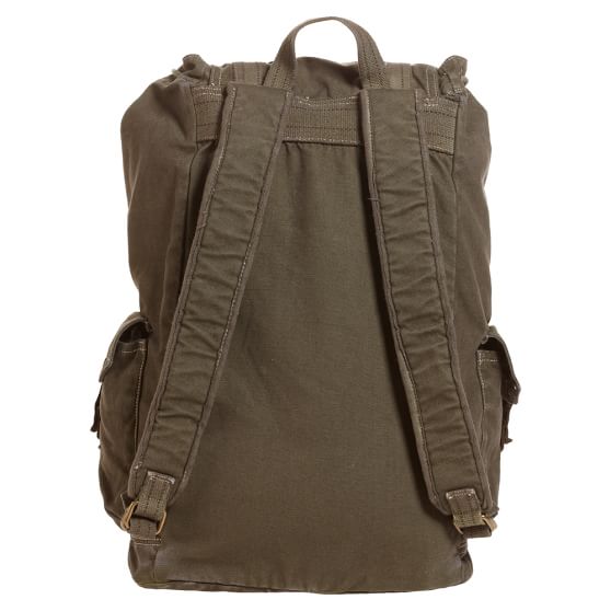 Green Canvas Teen Backpack by Bed Stu | Clearance | Pottery Barn Teen