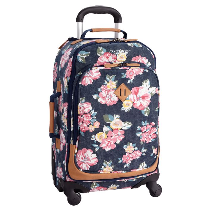 Northfield Bloom Burst CarryOn Spinner Teen Luggage Pottery Barn Teen