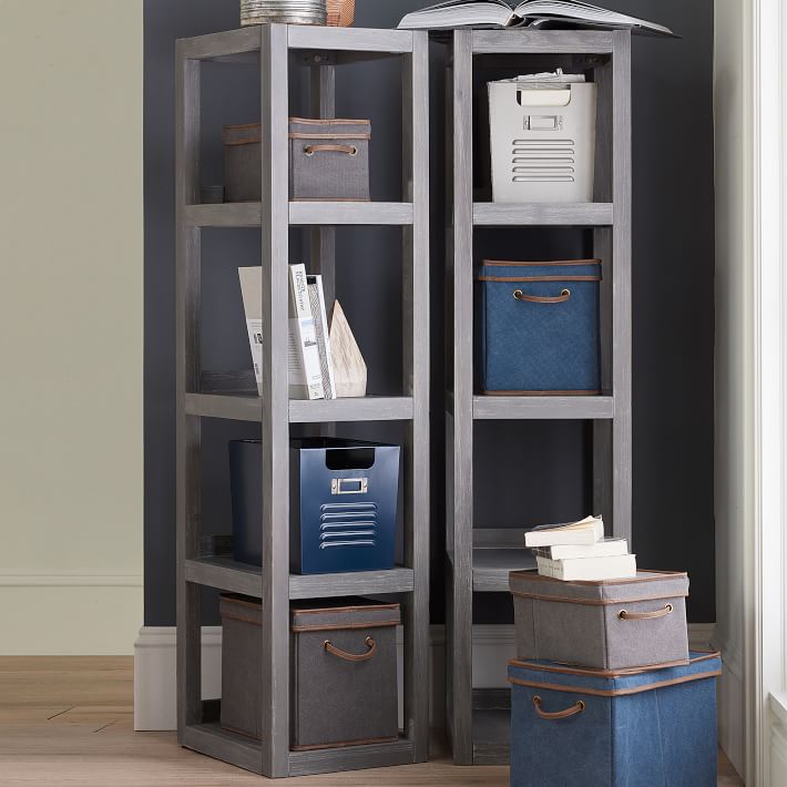 Northfield Canvas Storage Bins Pottery Barn Teen