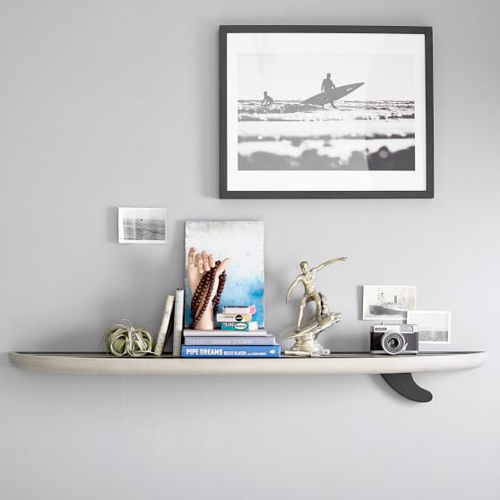 Surfboard Floating Shelves Pottery Barn Teen