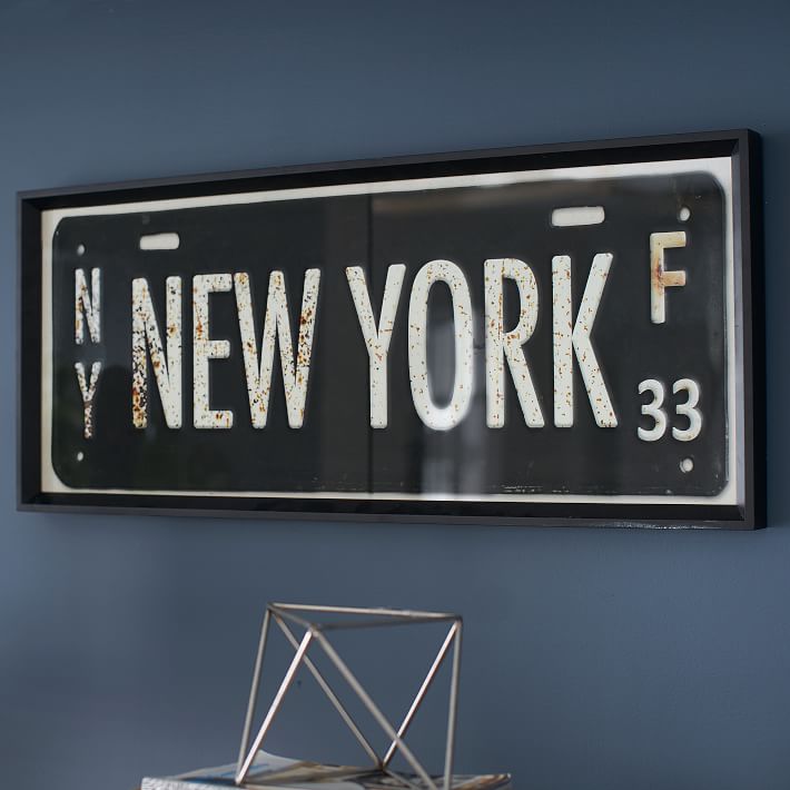 New York Framed Art, 33.25"x14.25" Wall Prints Pottery Barn Teen