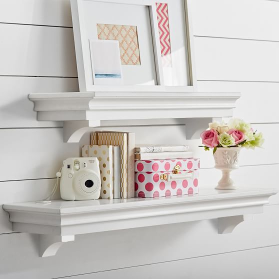 Hampton Floating Shelf | Pottery Barn Teen