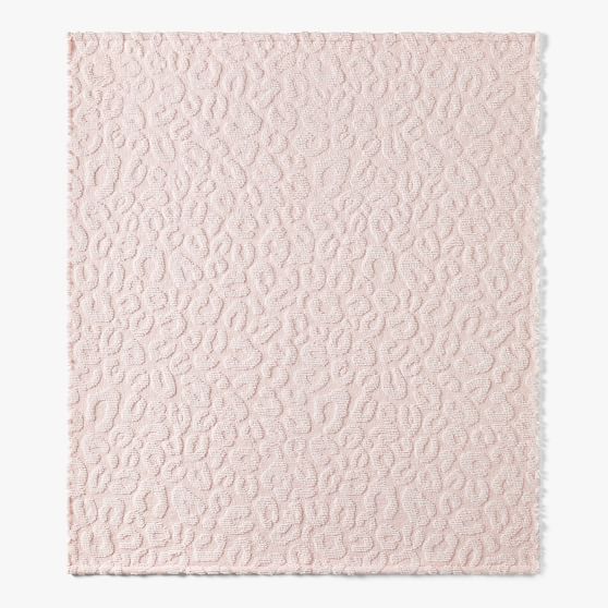 Chenille Leopard Throw Blanket Pottery Barn Teen