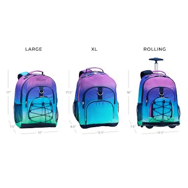 Ombre Rolling Backpack For Teens | Pottery Barn Teen