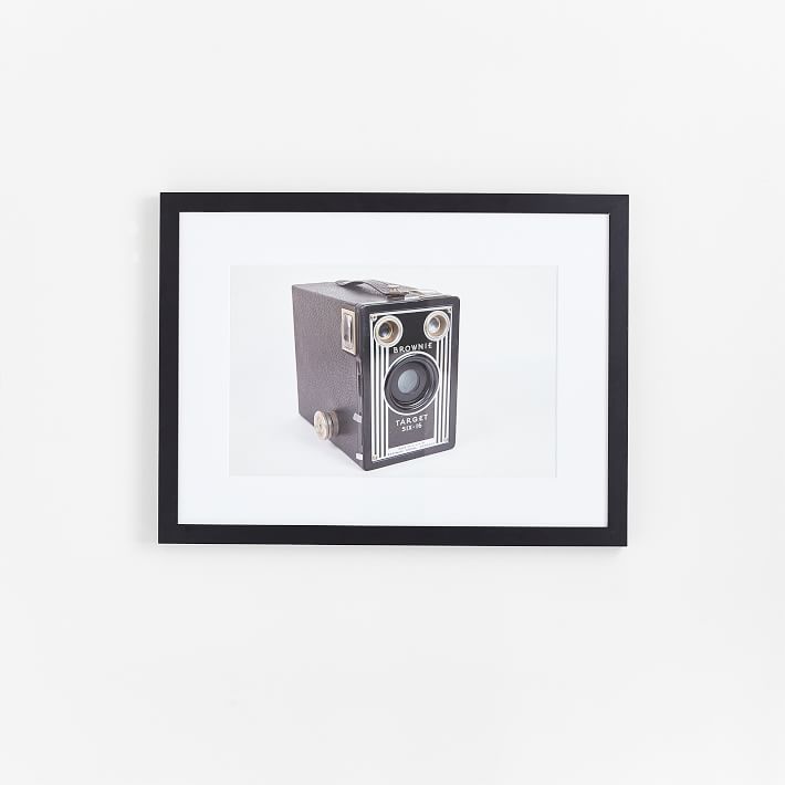 Vintage Camera Framed Art, 28"x21" Wall Prints Pottery Barn Teen