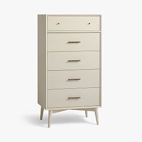 west elm x pbt Mid-Century Tall Chest of Drawers | Pottery Barn Teen