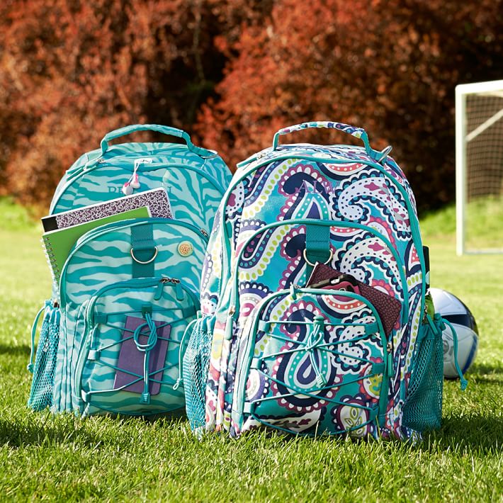 Blue Paisley Backpack