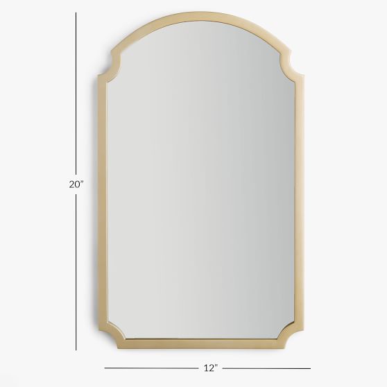 No Nails Regency Mirror Pottery Barn Teen
