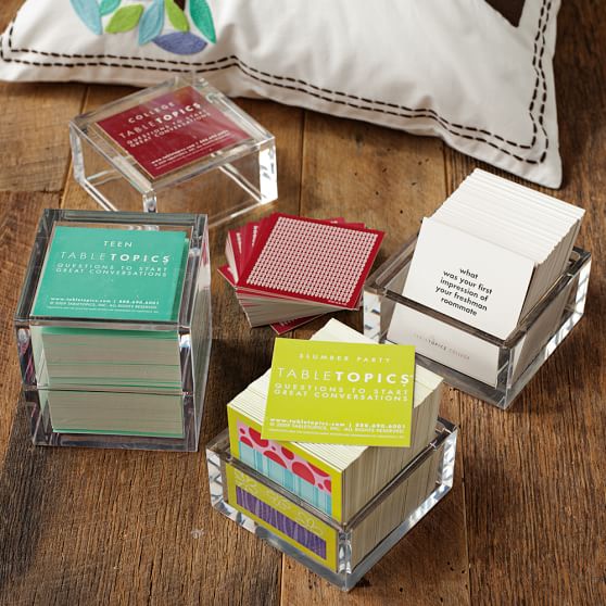 Sleepover Table Topics® Game Teen Decor Sale Pottery Barn Teen