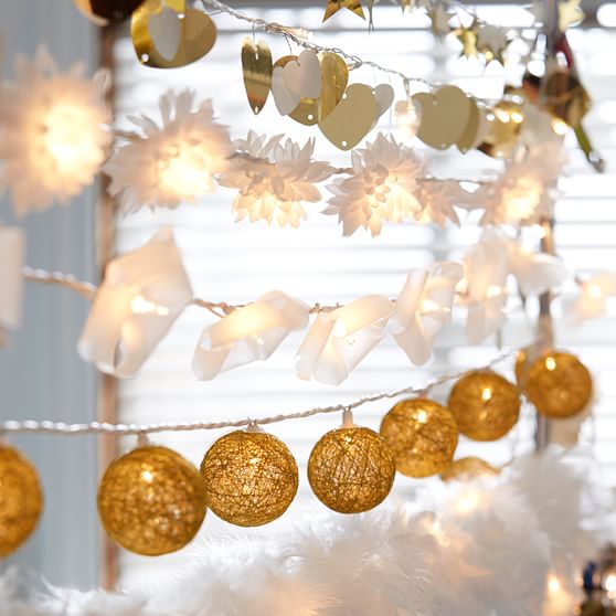 Woven Globe String Lights For Bedroom Pottery Barn Teen