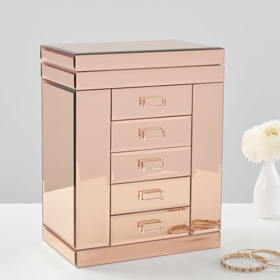 Mirrored Jewelry Tower Pottery Barn Teen