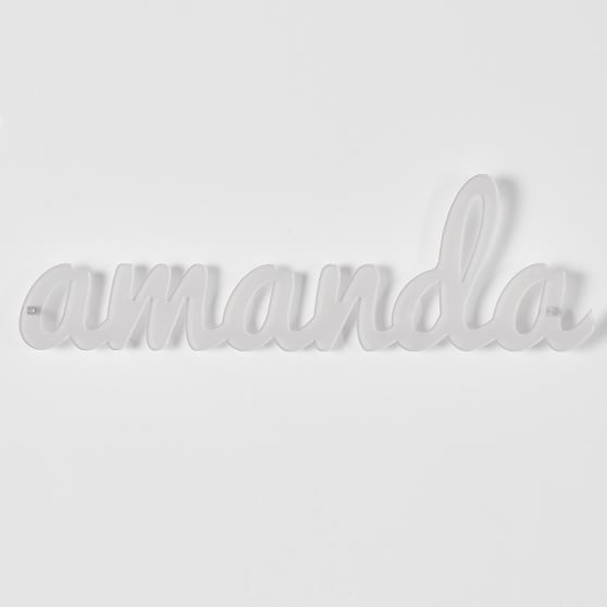Acrylic Name Decor Wall Decor Pottery Barn Teen