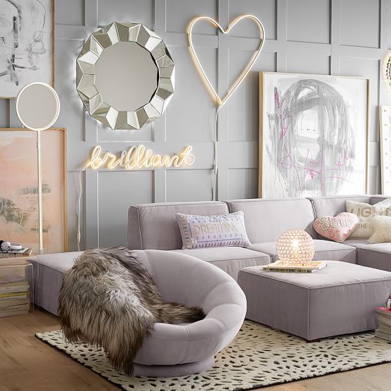 Light Up Floor Mirror - Sale | Pottery Barn Teen