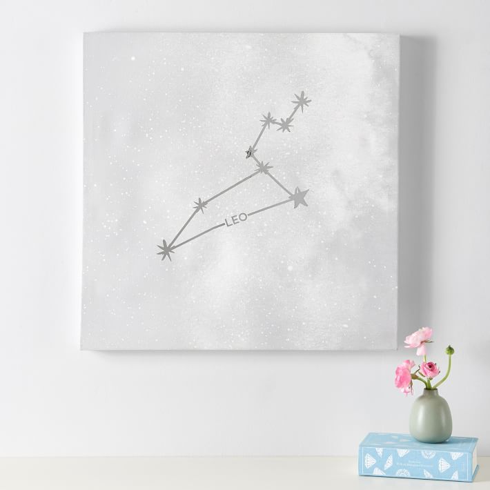 Zodiac Canvas Art Pottery Barn Teen