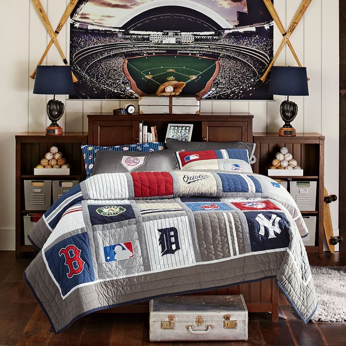 MLB™ Boys Quilt American League Sale Pottery Barn Teen